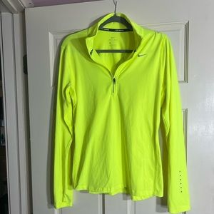 Nike dri fit quarter zip gently worn